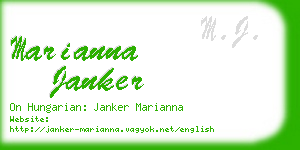 marianna janker business card